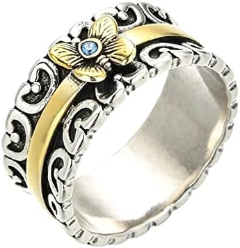 2023 Novo anel anel de personalidade de jóias anel de jóias de noivado de moda embutida feminina feminina anéis femininos