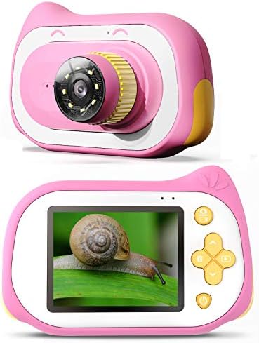 Câmera infantil com função de microscópio, Microscópio Digital Microscópio 200x 15MP 4K Compact Kids Starter Camera Mini Video Player Recorder com GRATUITO